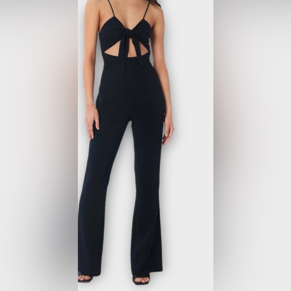 LITA Cut Out Black Jumpsuit. NWT